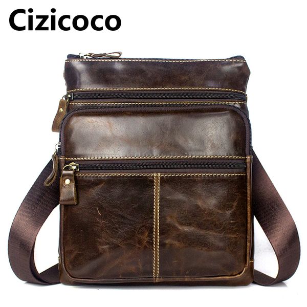 cizicoco new messenger bag men's genuine leather bag vintage crossbody bags shoulder bags man leather small male handbags 8843
cizicoco new messenger bag men's genuine leather bag vintage crossbody bags shoulder bags man leather small male handbags 8843