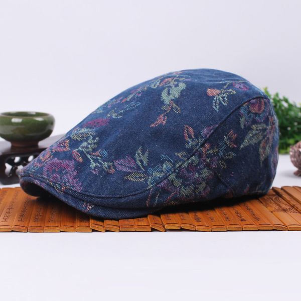 spring&summer floral flat caps vintage casual denim newsboy hat three color to choose visor caps for women, Blue;gray
spring&summer floral flat caps vintage casual denim newsboy hat three color to choose visor caps for women, Blue;gray