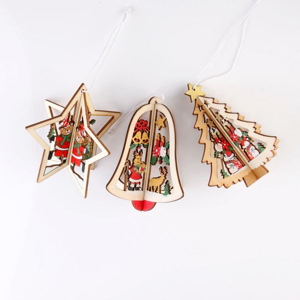 christmas decoration wood heart tree and bell hanging decor christmas three-dimensional wooden pendant decoration for home xma
christmas decoration wood heart tree and bell hanging decor christmas three-dimensional wooden pendant decoration for home xma