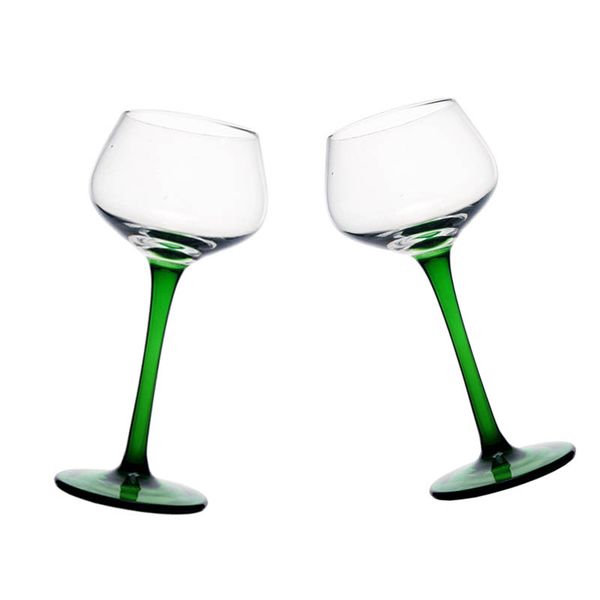 160 ml 5 oz clear glass with green stem and base wine glass cocktail goblet novelty gift 2 pieces/set dec351
160 ml 5 oz clear glass with green stem and base wine glass cocktail goblet novelty gift 2 pieces/set dec351