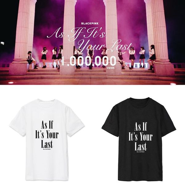 new kpop blackpink concert same paragraph t-shirt han fan letter print short sleeve t-shirt summer clothing for men and women, White
new kpop blackpink concert same paragraph t-shirt han fan letter print short sleeve t-shirt summer clothing for men and women, White