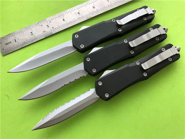combat double action Large A07 Auto tactical knife 440C Satin blade knifes hunting tactical EDC pocket knives with nylon sheath
combat double action Large A07 Auto tactical knife 440C Satin blade knifes hunting tactical EDC pocket knives with nylon sheath