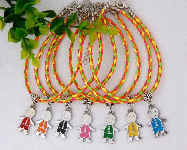 цинковый сплав падение глазури красивый мальчик очарование кулон 20+5 см цвет плетеный канат браслет мода женщины ювелирные изделия праздник, Golden;silver
цинковый сплав падение глазури красивый мальчик очарование кулон 20+5 см цвет плетеный канат браслет мода женщины ювелирные изделия праздник, Golden;silver