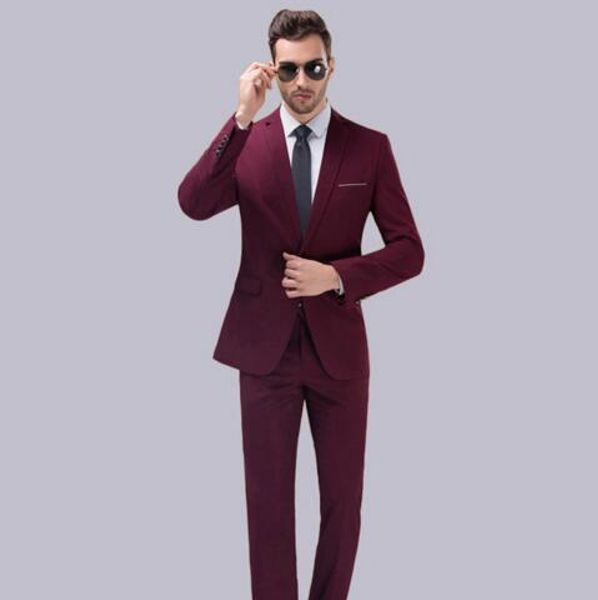 fashion wine red two pieces jacketpants business suits prom party men groom tuxedos classic style custom made, White;black
fashion wine red two pieces jacketpants business suits prom party men groom tuxedos classic style custom made, White;black