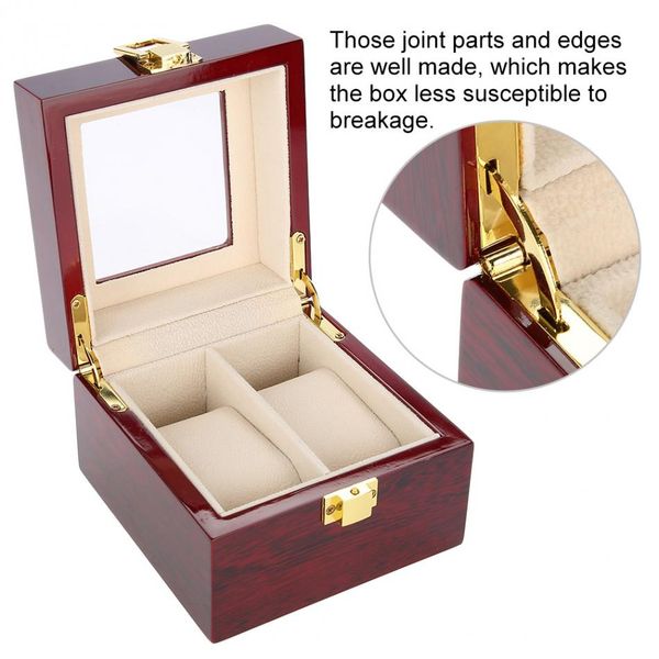 watch boxes 2 grids wooden wristwatch display piano lacquer jewelry storage organizer jewelry collections case gift, Black;blue
watch boxes 2 grids wooden wristwatch display piano lacquer jewelry storage organizer jewelry collections case gift, Black;blue