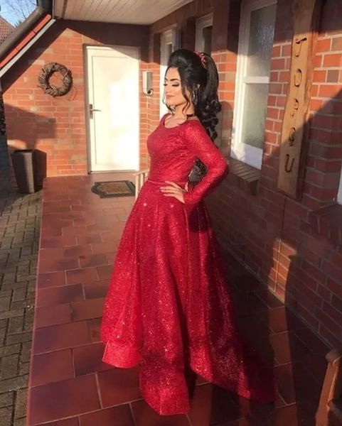 custom long sleeves prom dresses 2018 with sash scoop neck sweeo train formal evening party gowns, Black
custom long sleeves prom dresses 2018 with sash scoop neck sweeo train formal evening party gowns, Black