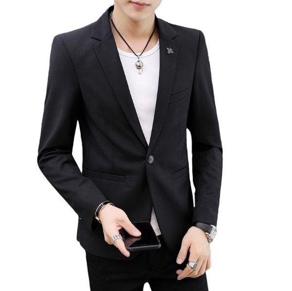 charm men's casual slim fit one button suit blazer stylish handsome formal coat jacket men wedding black white blue red 4xl, White;black
charm men's casual slim fit one button suit blazer stylish handsome formal coat jacket men wedding black white blue red 4xl, White;black
