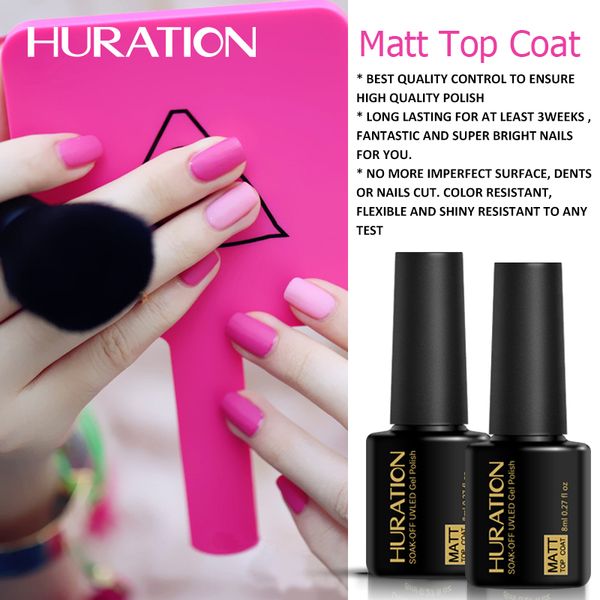 huration 8ml gel polish matt coat soak off gel nail lacquer matte coat uv led permanent manicure art nail varnish, Red;pink
huration 8ml gel polish matt coat soak off gel nail lacquer matte coat uv led permanent manicure art nail varnish, Red;pink