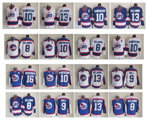 retro winnipeg jets jerseys 13 teemu selanne 10 dale hawerchuk 9 bobby hull 16 laurie boschman 8 selanne vintage ccm hockey jersey, Black;red
retro winnipeg jets jerseys 13 teemu selanne 10 dale hawerchuk 9 bobby hull 16 laurie boschman 8 selanne vintage ccm hockey jersey, Black;red