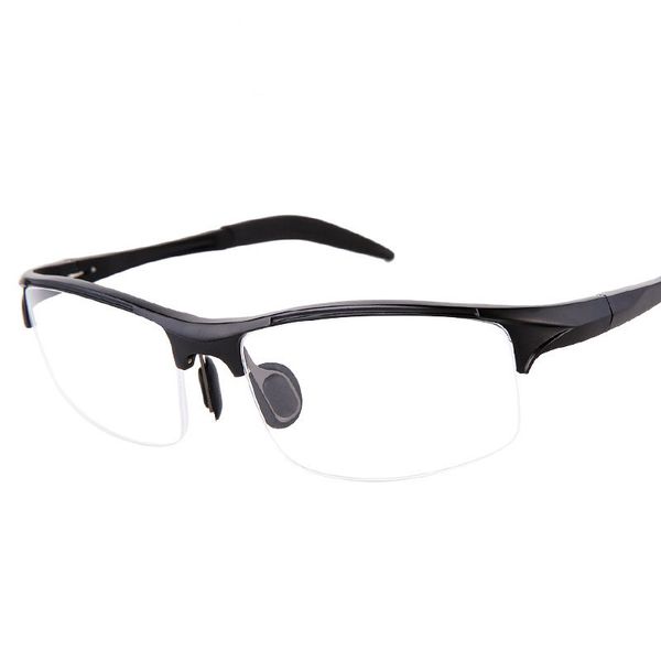 

jie.b aluminium magnesium alloy men glasses frame optical male eyewear myopia gafas spectacles, Silver
