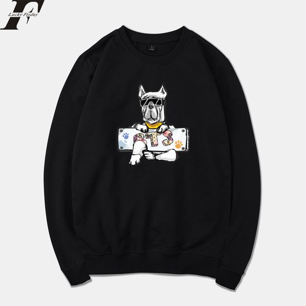 2018 bts dog new design kpop hoodies men/women sweatshirt fashion tracksuit loose anime hoodie sweatshirt unisex, Black
2018 bts dog new design kpop hoodies men/women sweatshirt fashion tracksuit loose anime hoodie sweatshirt unisex, Black