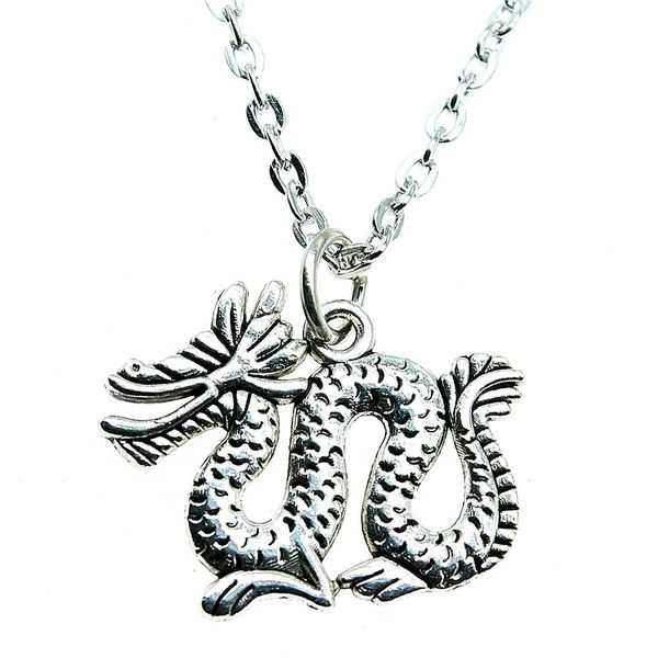 wysiwyg 5 pieces metal chain necklaces pendants pendant necklace women chinese dragon 18x23mm n2-b13617, Silver
wysiwyg 5 pieces metal chain necklaces pendants pendant necklace women chinese dragon 18x23mm n2-b13617, Silver