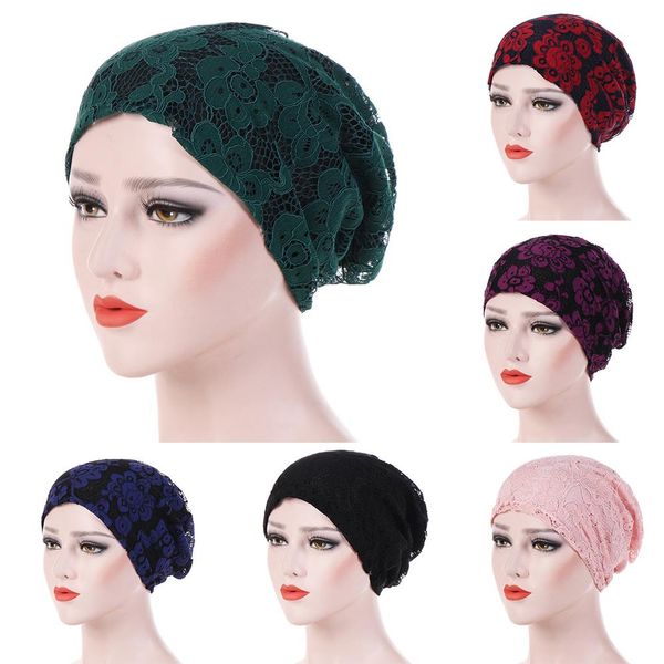 women casual elastic autumn lace flower baggy beanie hat muslim hijab turban cap
women casual elastic autumn lace flower baggy beanie hat muslim hijab turban cap