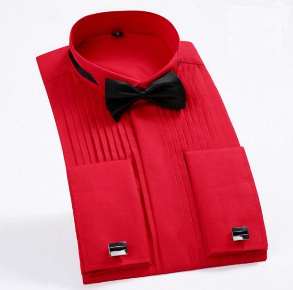 Mens Tops Long Sleeved Pure Colors Wedding Tuxedo Shirt New Hot Sell Men Wedding Shirts
Mens Tops Long Sleeved Pure Colors Wedding Tuxedo Shirt New Hot Sell Men Wedding Shirts