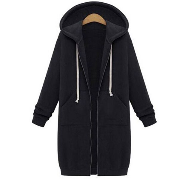 winter coats fashion autumn women long hoodies sweatshirts coat casual pockets zipper outerwear hooded jacket size s-5xl, Black
winter coats fashion autumn women long hoodies sweatshirts coat casual pockets zipper outerwear hooded jacket size s-5xl, Black