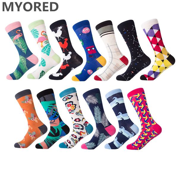 myored 1 pair man socks 2018 combed cotton colorful funny male socks creative crew for casual wedding dress, Black
myored 1 pair man socks 2018 combed cotton colorful funny male socks creative crew for casual wedding dress, Black