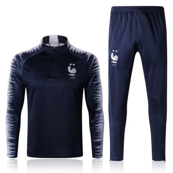2 star 2018 mbappe jacket tracksuits griezmann pogba dembele soccer jersey kante chandal football training suit skinny pants sports, Black
2 star 2018 mbappe jacket tracksuits griezmann pogba dembele soccer jersey kante chandal football training suit skinny pants sports, Black