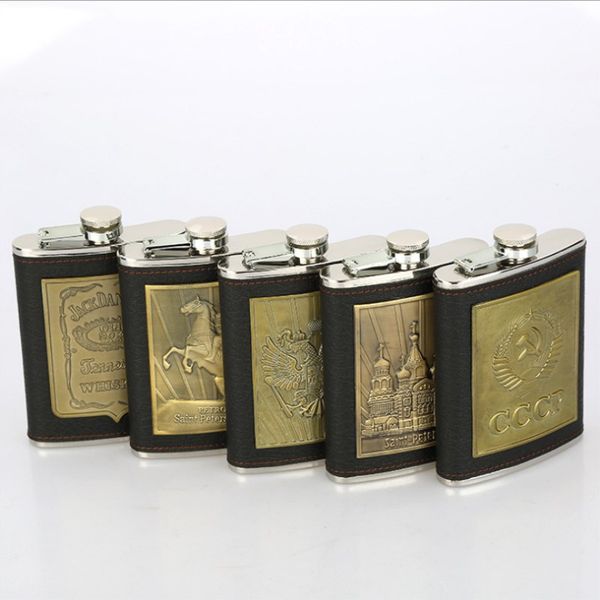 stainless flagon leather whiskey wine bottle retro engraving alcohol pocket flagon with box for gifts portable
stainless flagon leather whiskey wine bottle retro engraving alcohol pocket flagon with box for gifts portable