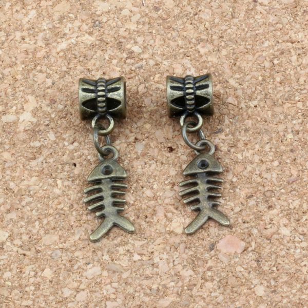 200pcs dangle fish bone charm big hole beads fit european charm bracelet jewelry 7x28mm a-294a, Bronze;silver
200pcs dangle fish bone charm big hole beads fit european charm bracelet jewelry 7x28mm a-294a, Bronze;silver