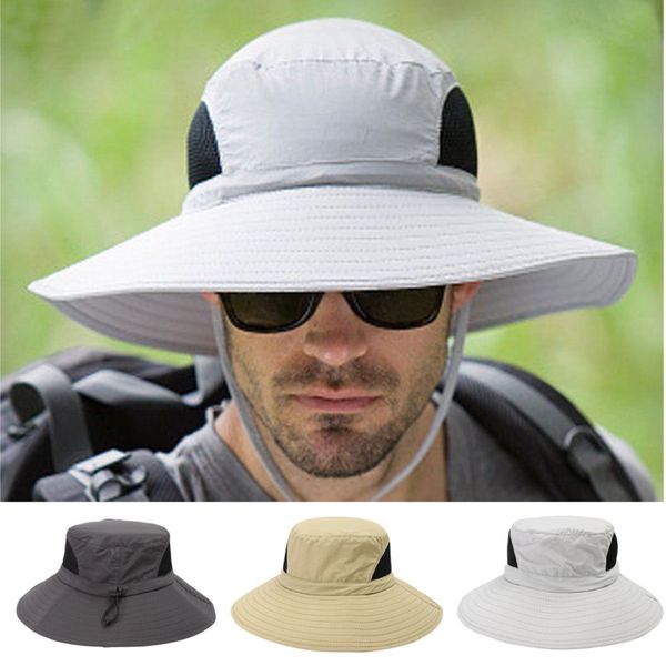 summer bucket hat wide brim fishing hats caps breathable sun protection boonie hat for outdoor camping bbyes, Black;white
summer bucket hat wide brim fishing hats caps breathable sun protection boonie hat for outdoor camping bbyes, Black;white