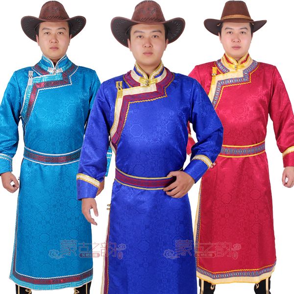 new chinese national costume male gown grassland traditional living outfit mongolian costumes for men robe clothes vintage ethnic clothing, Red
new chinese national costume male gown grassland traditional living outfit mongolian costumes for men robe clothes vintage ethnic clothing, Red