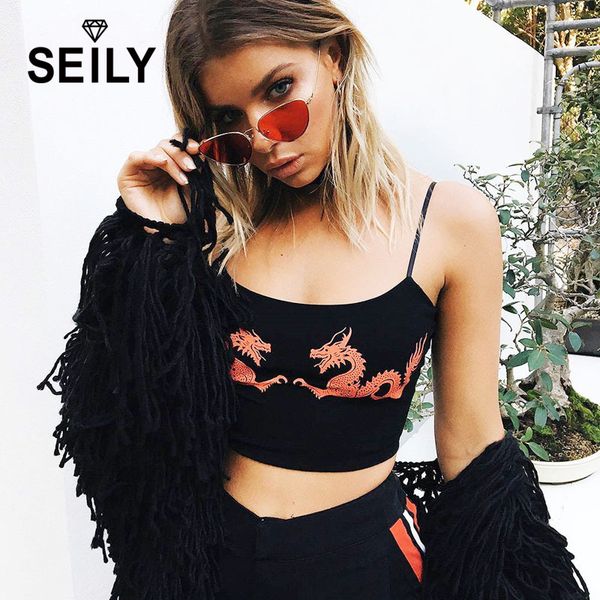 seily women black harajuku camis crop dragon print spaghetti strap punk disco festival short tank streetwear cropped, White
seily women black harajuku camis crop dragon print spaghetti strap punk disco festival short tank streetwear cropped, White