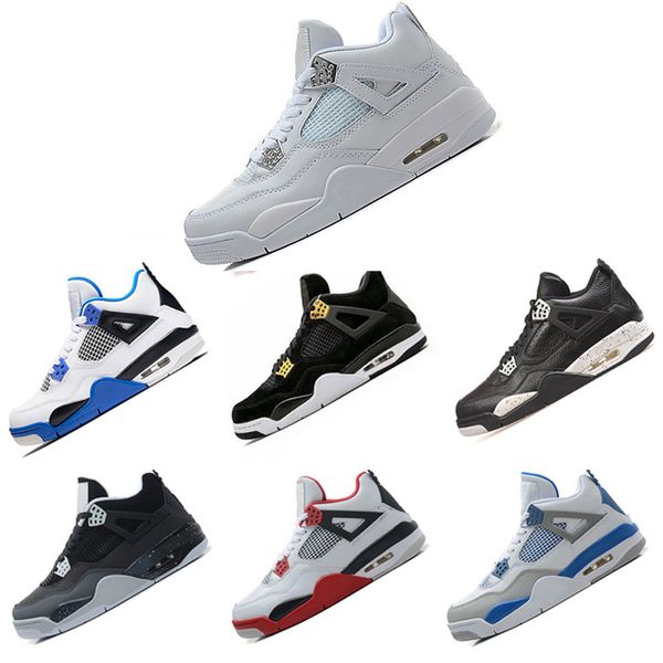 Hot sale Basketball Shoes sneaker 4s IV pure money white cement bred Best Quality Man New cool fashion PE Sports Shoes size eur 41-47
Hot sale Basketball Shoes sneaker 4s IV pure money white cement bred Best Quality Man New cool fashion PE Sports Shoes size eur 41-47