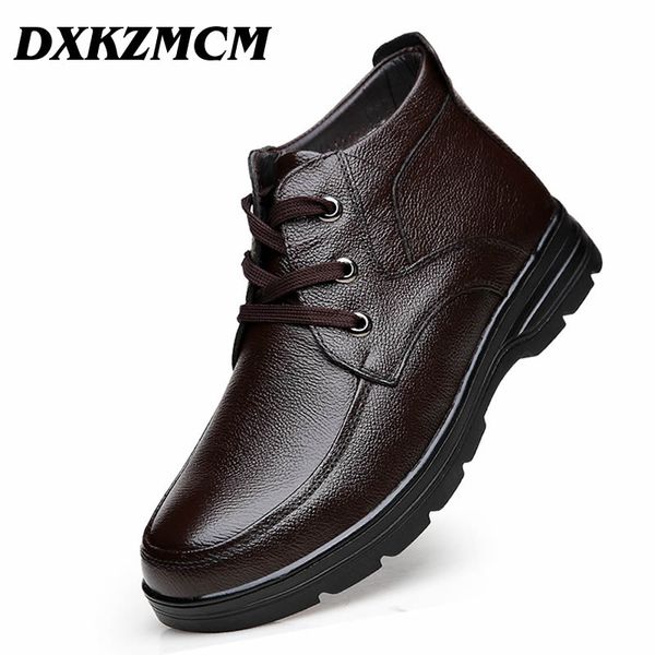 dxkzmcm handmade men genuine leather plus velvet winter boots warm snow non-slip men boots ankle for, Black
dxkzmcm handmade men genuine leather plus velvet winter boots warm snow non-slip men boots ankle for, Black