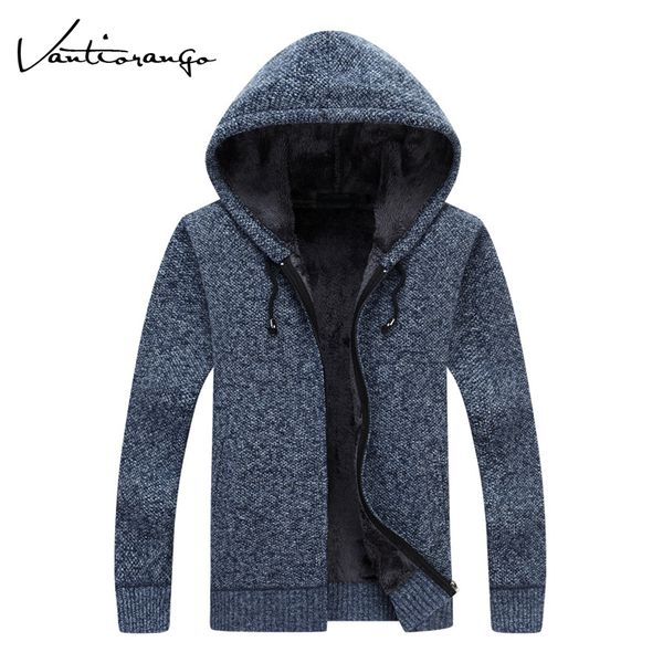 vantiorango men coat new fashion new autumn and winter sweater men's cardigan hooded plus thickening wear sweater ltt00134, White;black
vantiorango men coat new fashion new autumn and winter sweater men's cardigan hooded plus thickening wear sweater ltt00134, White;black