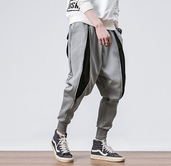 Autumn Winter Mens New Casual Patchwork Pants Zipper Design Mens Fashion Pants
Autumn Winter Mens New Casual Patchwork Pants Zipper Design Mens Fashion Pants