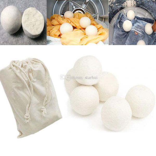 6pcs/lot wool dryer balls reduce wrinkles reusable natural fabric softener anti static large felted organic wool clothes dryer ball wx9-189
6pcs/lot wool dryer balls reduce wrinkles reusable natural fabric softener anti static large felted organic wool clothes dryer ball wx9-189