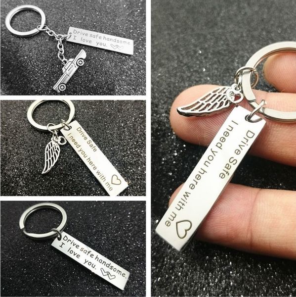 Drive Safe Keychain Handsome I Love You Trucker Husband Gift for Husband Dad Valentines Day Stocking Stuffer
Drive Safe Keychain Handsome I Love You Trucker Husband Gift for Husband Dad Valentines Day Stocking Stuffer