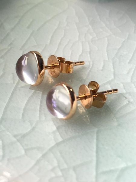 natural blue moonstone rose gold earring, 18k gold, round 6mm*6mm, cabochon cut, moonstone, pricess style, Golden;silver
natural blue moonstone rose gold earring, 18k gold, round 6mm*6mm, cabochon cut, moonstone, pricess style, Golden;silver