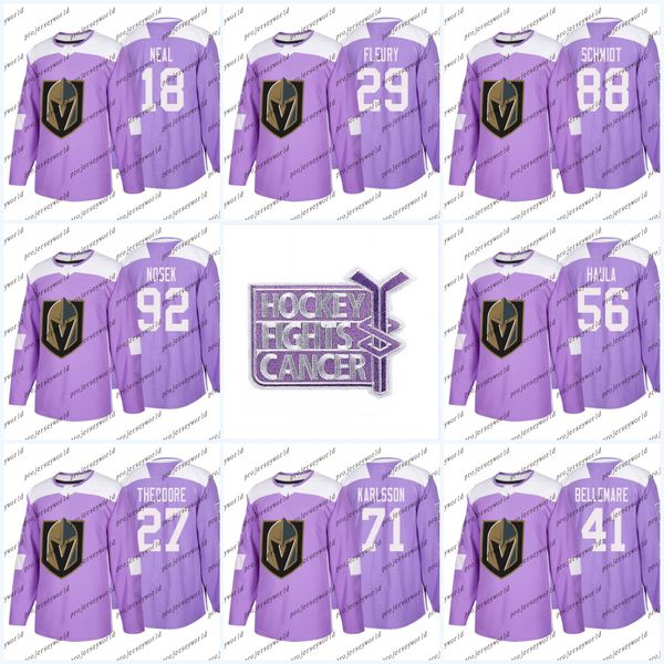 18 James Neal Purple Fights Cancer Vegas Golden Knights 29 Marc-Andre Fleury 81 Jonathan Marchessault 71 William Karlsson Hockey Jersey
18 James Neal Purple Fights Cancer Vegas Golden Knights 29 Marc-Andre Fleury 81 Jonathan Marchessault 71 William Karlsson Hockey Jersey