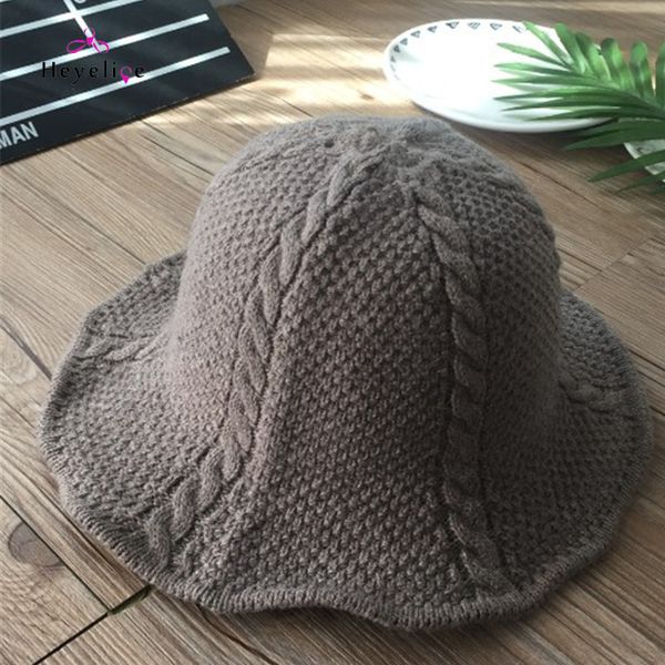 fashion women's bucket hat knitted warm winter cap for lady new chapeu balde hat ale panama dames hoeden bucket, Blue;gray
fashion women's bucket hat knitted warm winter cap for lady new chapeu balde hat ale panama dames hoeden bucket, Blue;gray