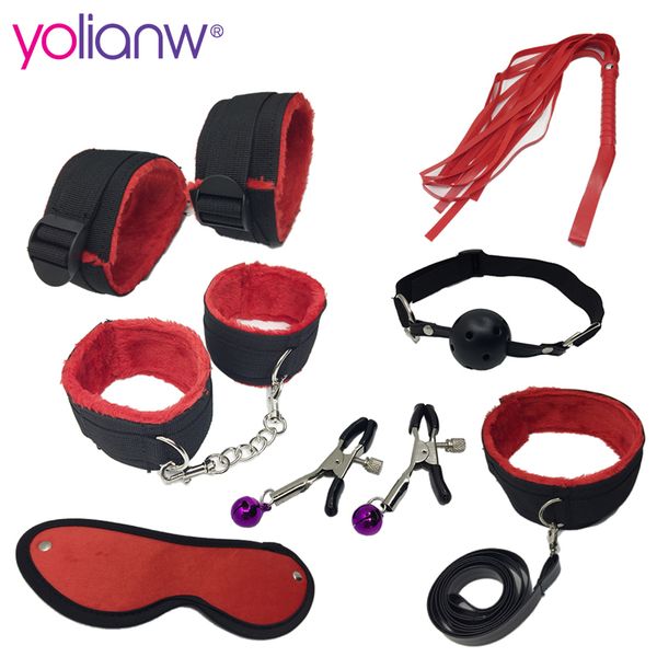 7 pcs set fetish clamps s slave restraint for couples toys toys bondage nipple woman whip erotic y18100803 lpmbw
7 pcs set fetish clamps s slave restraint for couples toys toys bondage nipple woman whip erotic y18100803 lpmbw