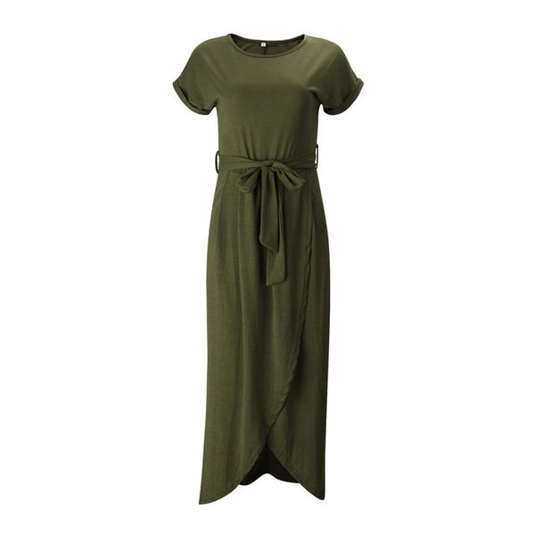 women dress solid color anti-sleeve flat short sleeve round neck irregular dress, Black;gray
women dress solid color anti-sleeve flat short sleeve round neck irregular dress, Black;gray