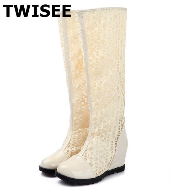 knee high boots selling warm zipper fashion round toe woman party shoes height increasing 6 cm solid comfort, Black
knee high boots selling warm zipper fashion round toe woman party shoes height increasing 6 cm solid comfort, Black