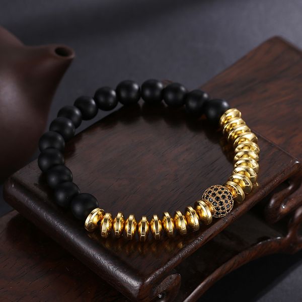 fashion 8mm zircon crown beads bracelets hematite frosted stone natural stone bracelets & bangles for friend gift, Black
fashion 8mm zircon crown beads bracelets hematite frosted stone natural stone bracelets & bangles for friend gift, Black