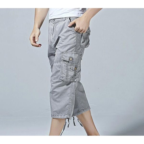 new short pants men cotton 3 4 length cargo overall casual man sandbeach shorts calflength pants, Black
new short pants men cotton 3 4 length cargo overall casual man sandbeach shorts calflength pants, Black