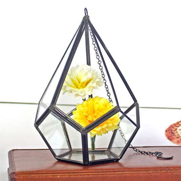 16*23cm new miniature glass terrarium geometric diamond deskgarden tablesucculent fern moss plant bonsai flower pot wx9-679
16*23cm new miniature glass terrarium geometric diamond deskgarden tablesucculent fern moss plant bonsai flower pot wx9-679