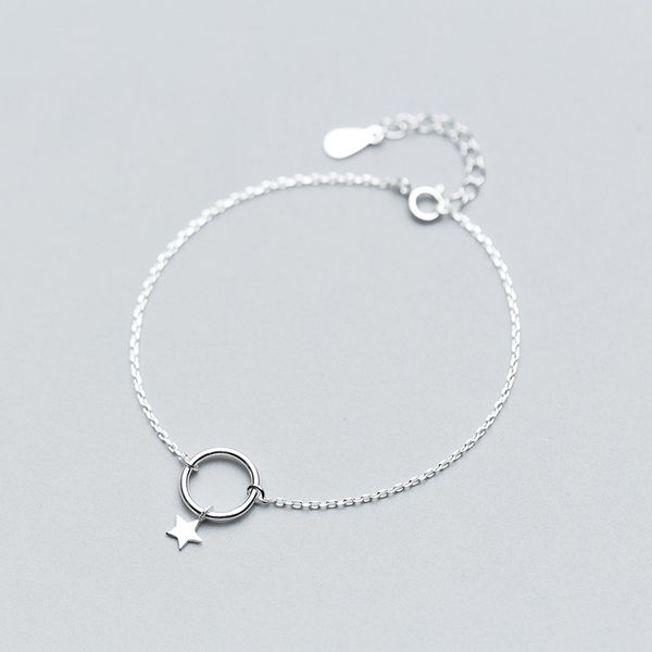 mloveacc 100% authentic 925 sterling silver star circle loop chain link women bracelet sterling silver jewelry gift, Black
mloveacc 100% authentic 925 sterling silver star circle loop chain link women bracelet sterling silver jewelry gift, Black
