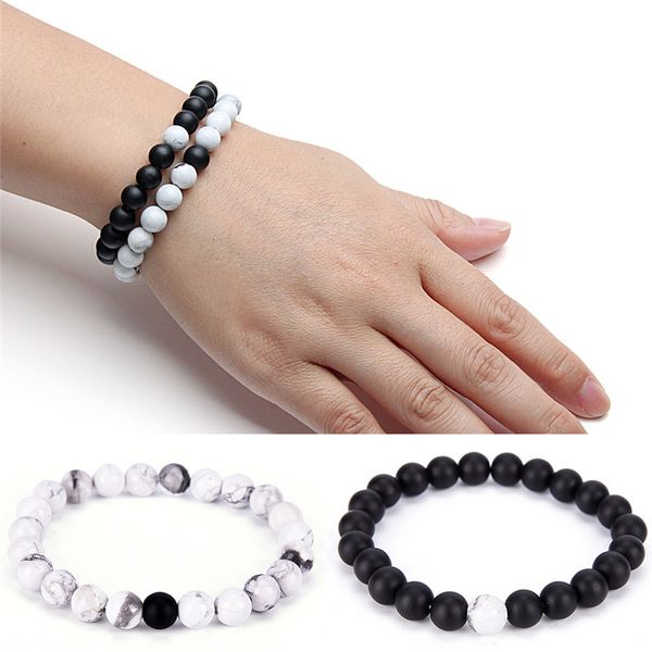 2pcs white black 100% natural stone bracelet couples distance with yin yang bracelets for men women friend 8 mm
2pcs white black 100% natural stone bracelet couples distance with yin yang bracelets for men women friend 8 mm