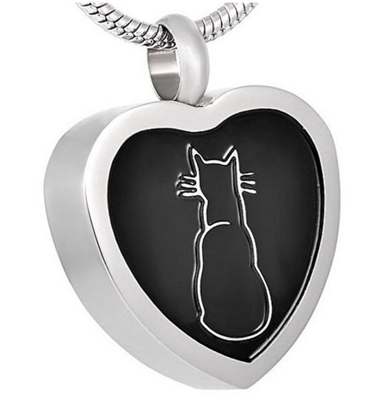 heart silver cat memorial urn pendant necklace stainless steel detachable for ashes holder keepsake cremation jewelry
heart silver cat memorial urn pendant necklace stainless steel detachable for ashes holder keepsake cremation jewelry