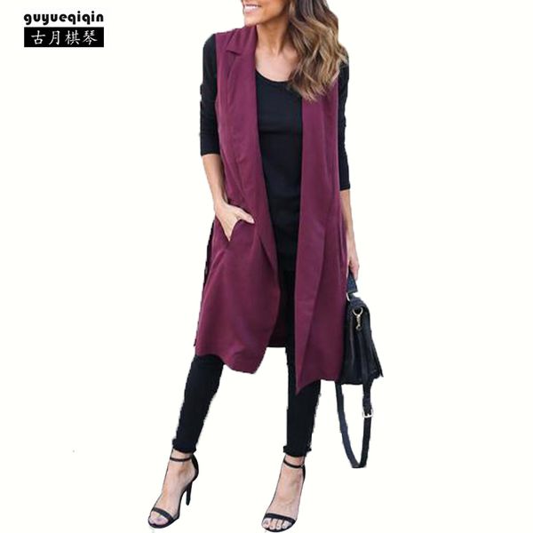 guyueqiqin sleeveless long trench coats for women irregular open stitch femme outerwear turn-down collar trench coat size 2xl, Tan;black
guyueqiqin sleeveless long trench coats for women irregular open stitch femme outerwear turn-down collar trench coat size 2xl, Tan;black