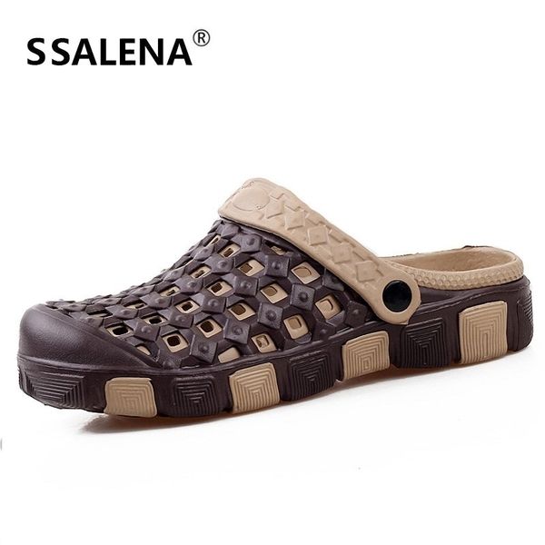summer male hollow out sandals fashion korean version of the hole sandals for men outdoor half loafers beach shoes b2768, Black
summer male hollow out sandals fashion korean version of the hole sandals for men outdoor half loafers beach shoes b2768, Black