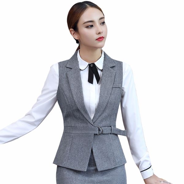 2018 new women vest business career office ladies formal sleeveless blazer work wear outerwear coat, Black;white
2018 new women vest business career office ladies formal sleeveless blazer work wear outerwear coat, Black;white