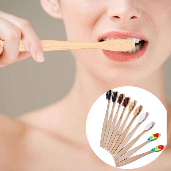 hight quality wood rainbow toothbrush bamboo environmentally toothbrush bamboo fibre wooden handle tooth brush whitening rainbow 6 colors
hight quality wood rainbow toothbrush bamboo environmentally toothbrush bamboo fibre wooden handle tooth brush whitening rainbow 6 colors
