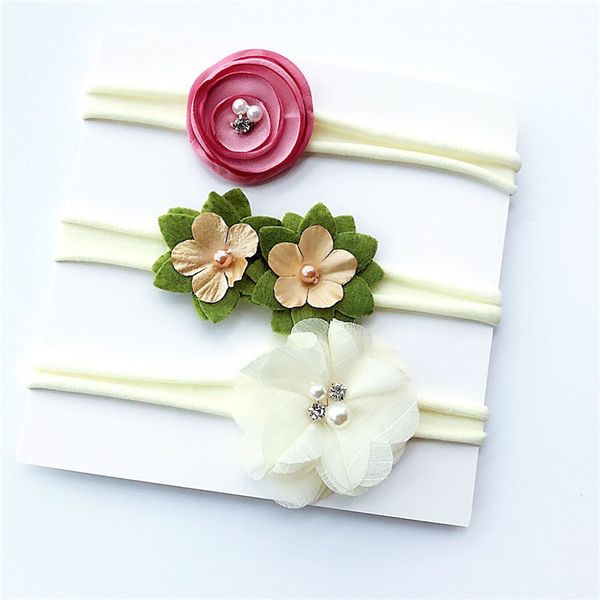 2018 3pcs/set infant ribbon lace pearl flower headband rubber rope hairband elastic headwear for kid hair accessories, Slivery;white
2018 3pcs/set infant ribbon lace pearl flower headband rubber rope hairband elastic headwear for kid hair accessories, Slivery;white