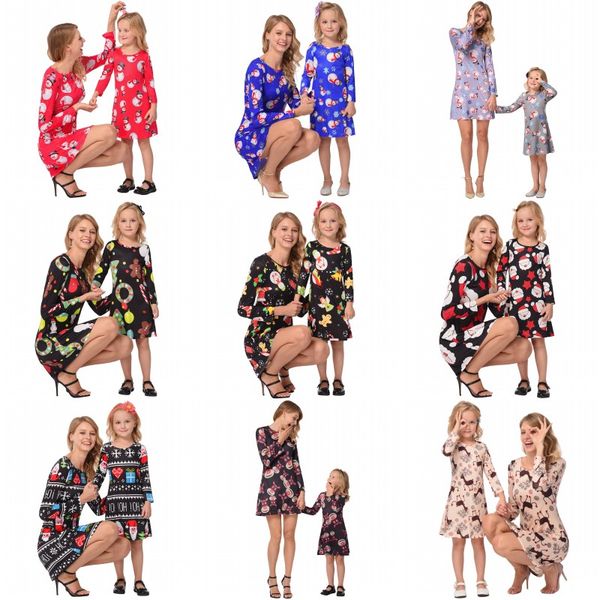 family matching christmas dress outfits mother and daughter clothes long sleeve snowmen snowflake mom and me xmas santa claus dresses, Blue
family matching christmas dress outfits mother and daughter clothes long sleeve snowmen snowflake mom and me xmas santa claus dresses, Blue
